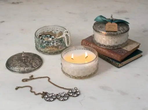 Camellia Japonica Candle Pot - Honeysuckle