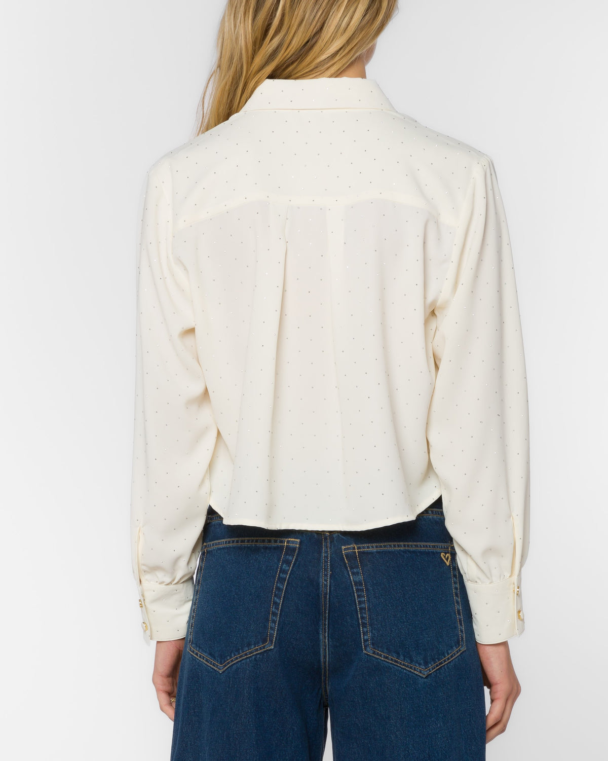 Lilith Long Sleeve Crop - Vanilla