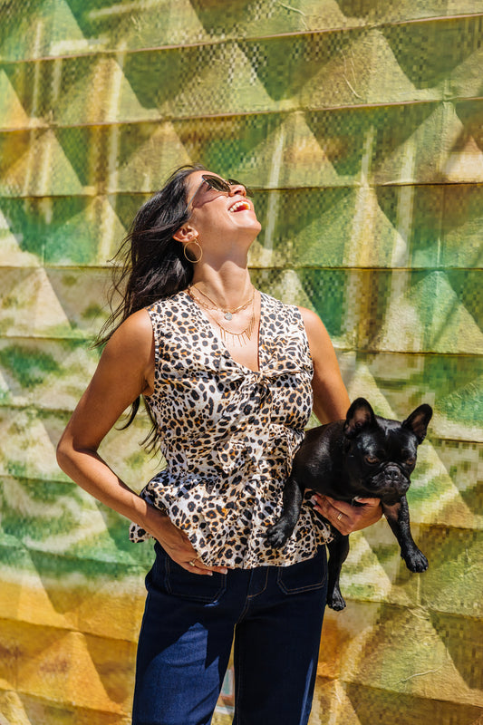 Rosalee Tank - Leopard Skin