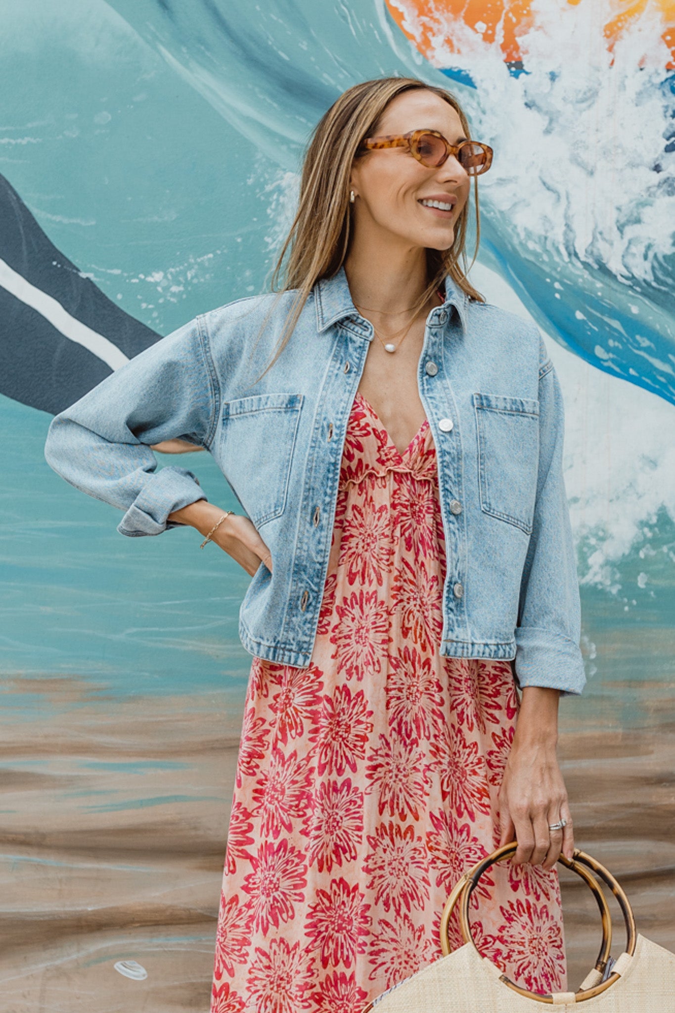 All Day Cropped Denim Jacket