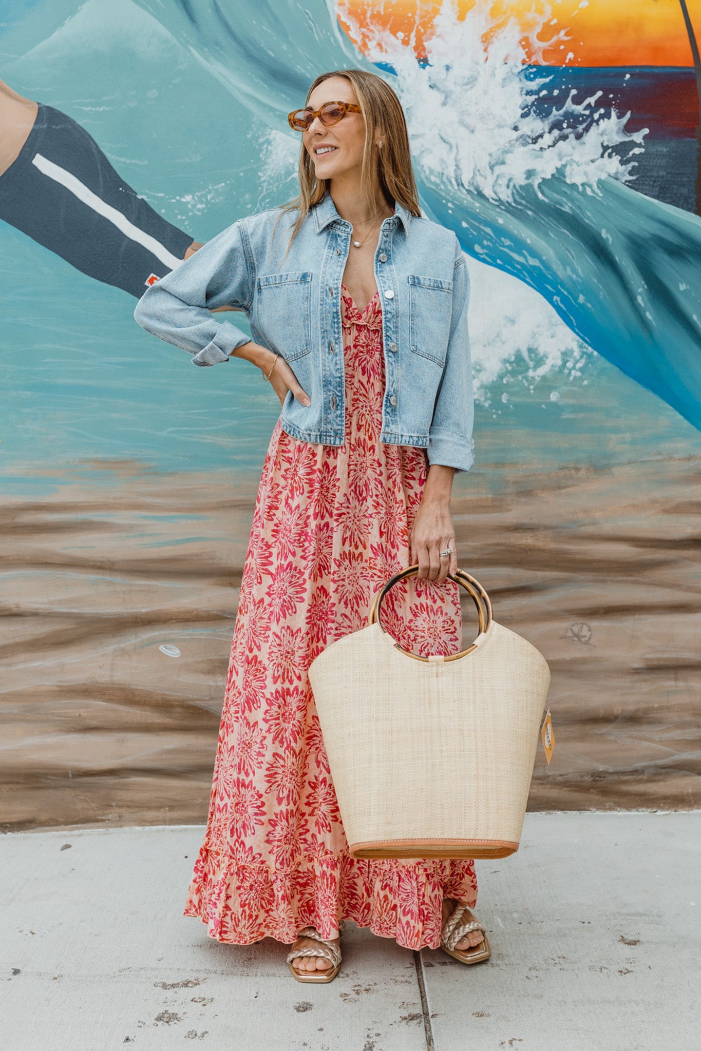 All Day Cropped Denim Jacket