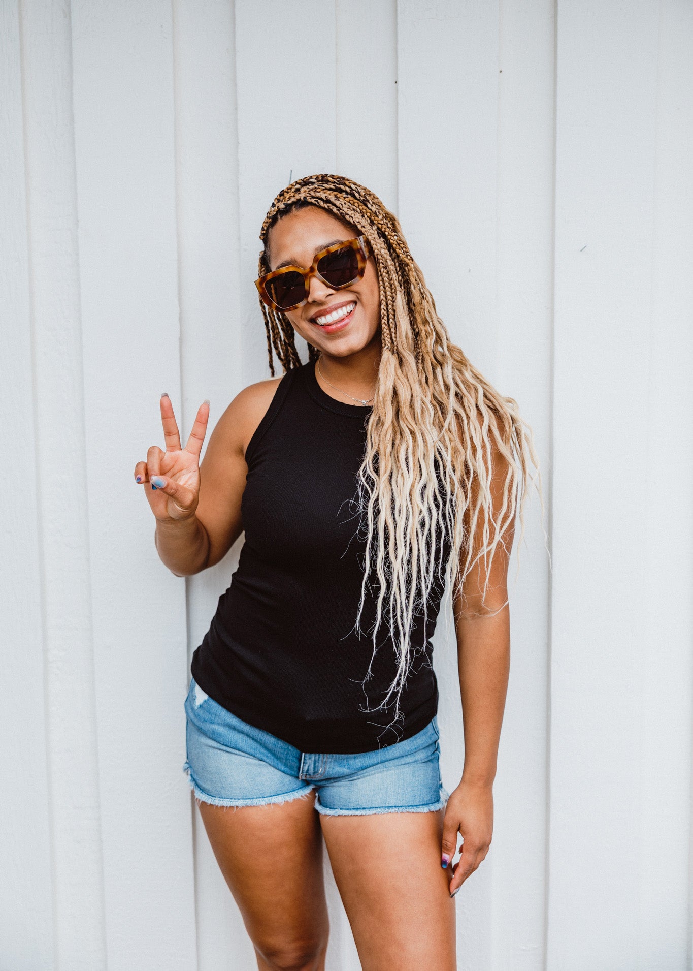 Calistoga Crew Tank - Black
