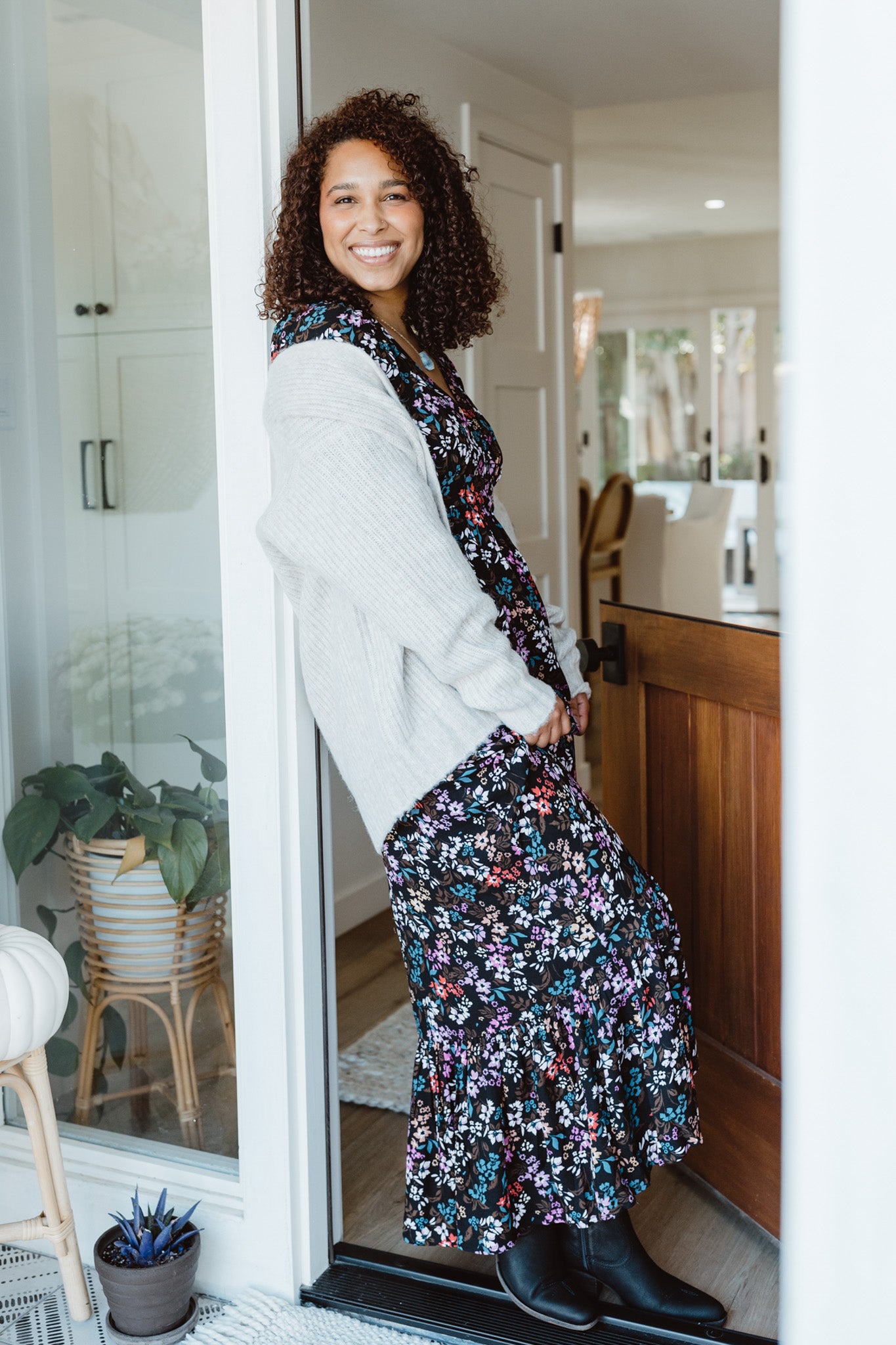 Leslee Midi Dress (Multicolor)