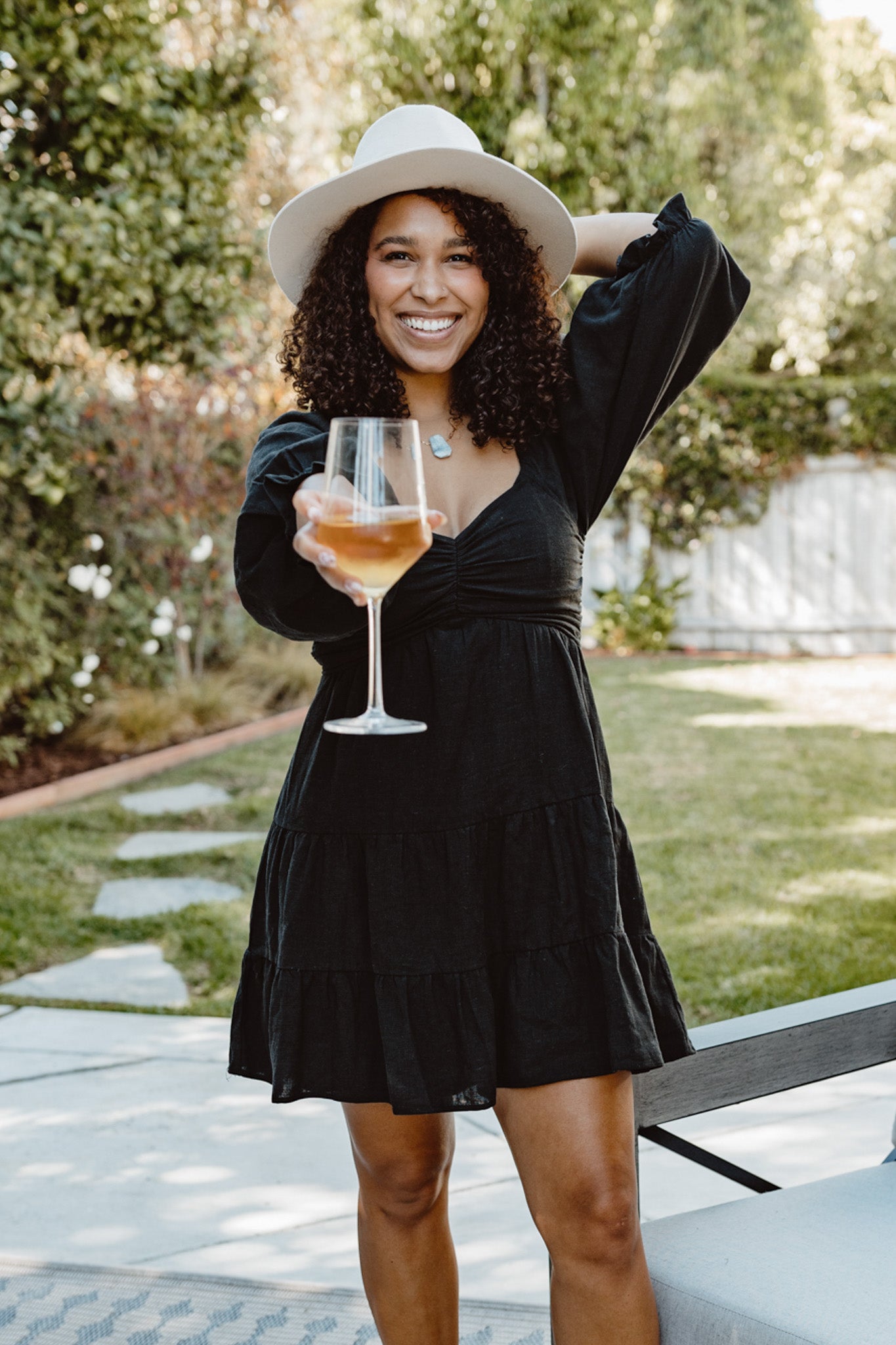 Brynn Mini Dress (Black)