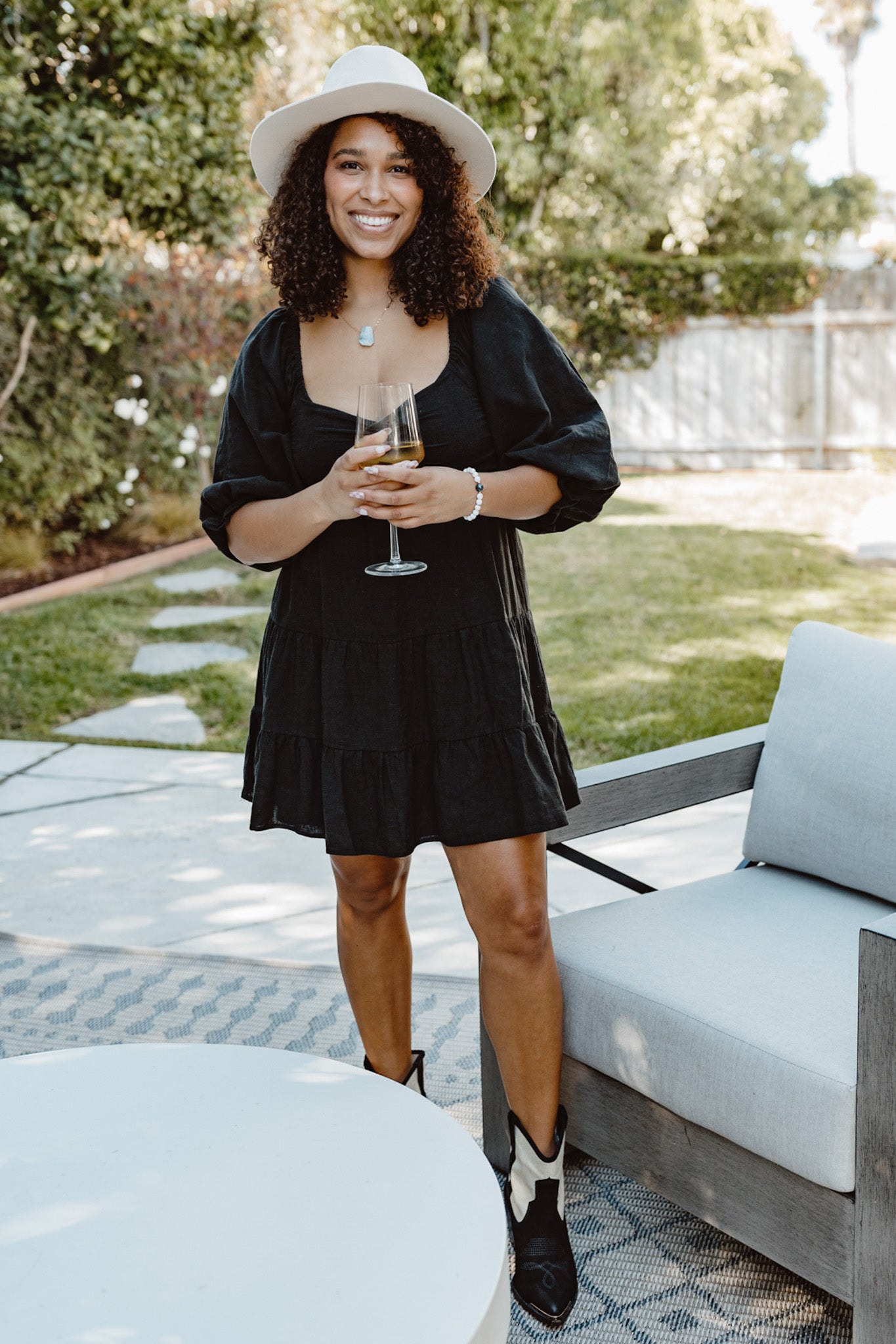 Brynn Mini Dress (Black)
