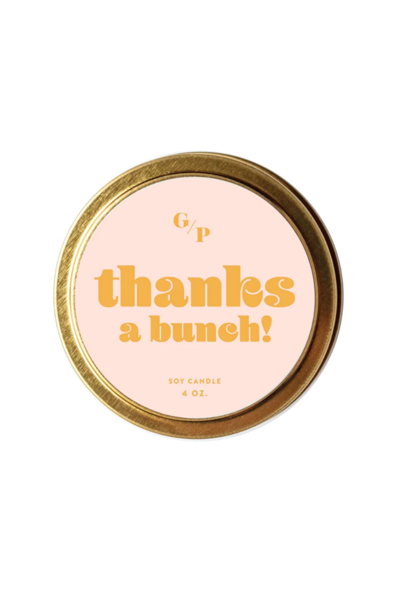 Thanks A Bunch Candle Tin