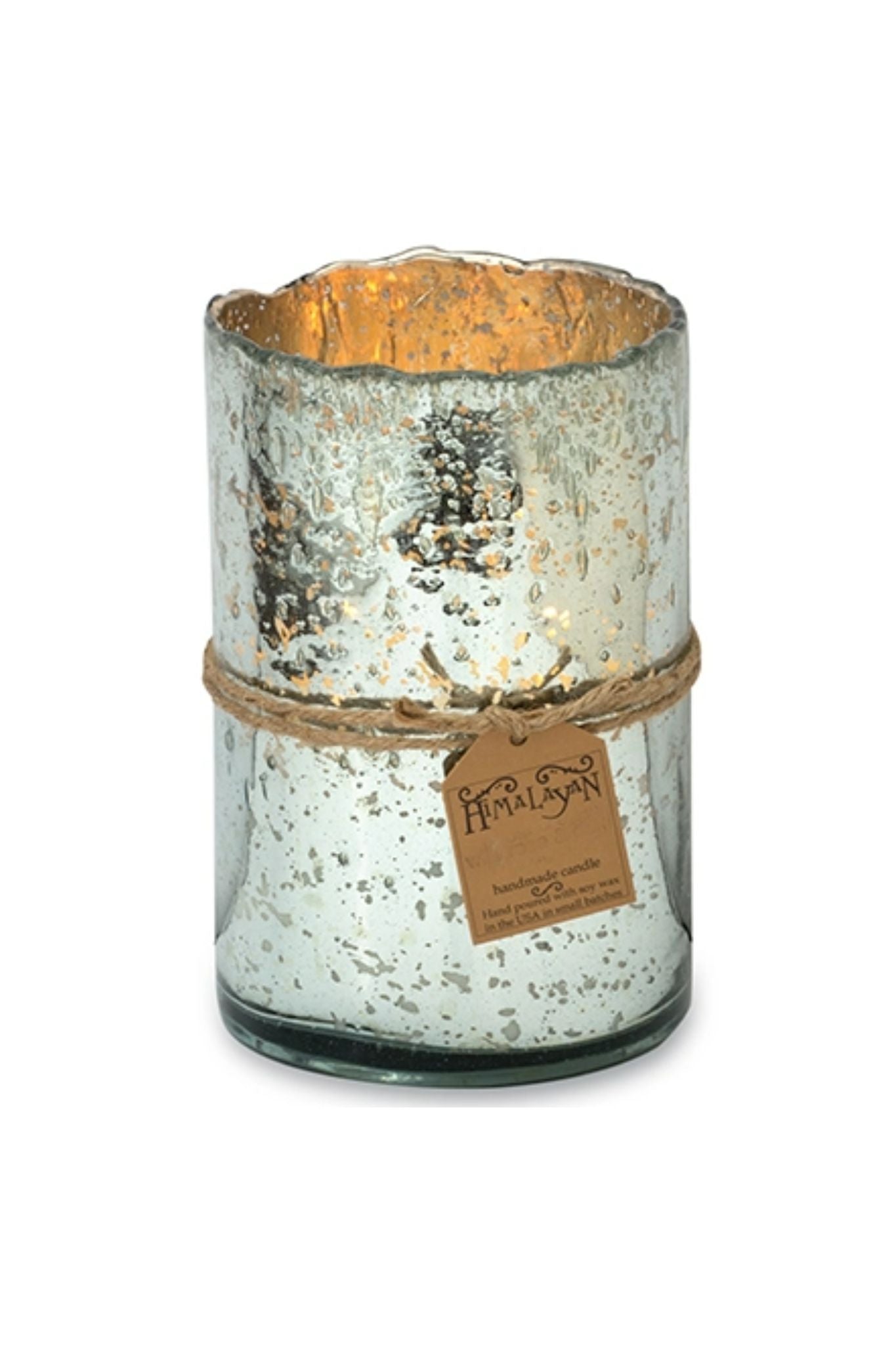 Silver Hurricane Candle (Redcurrant)