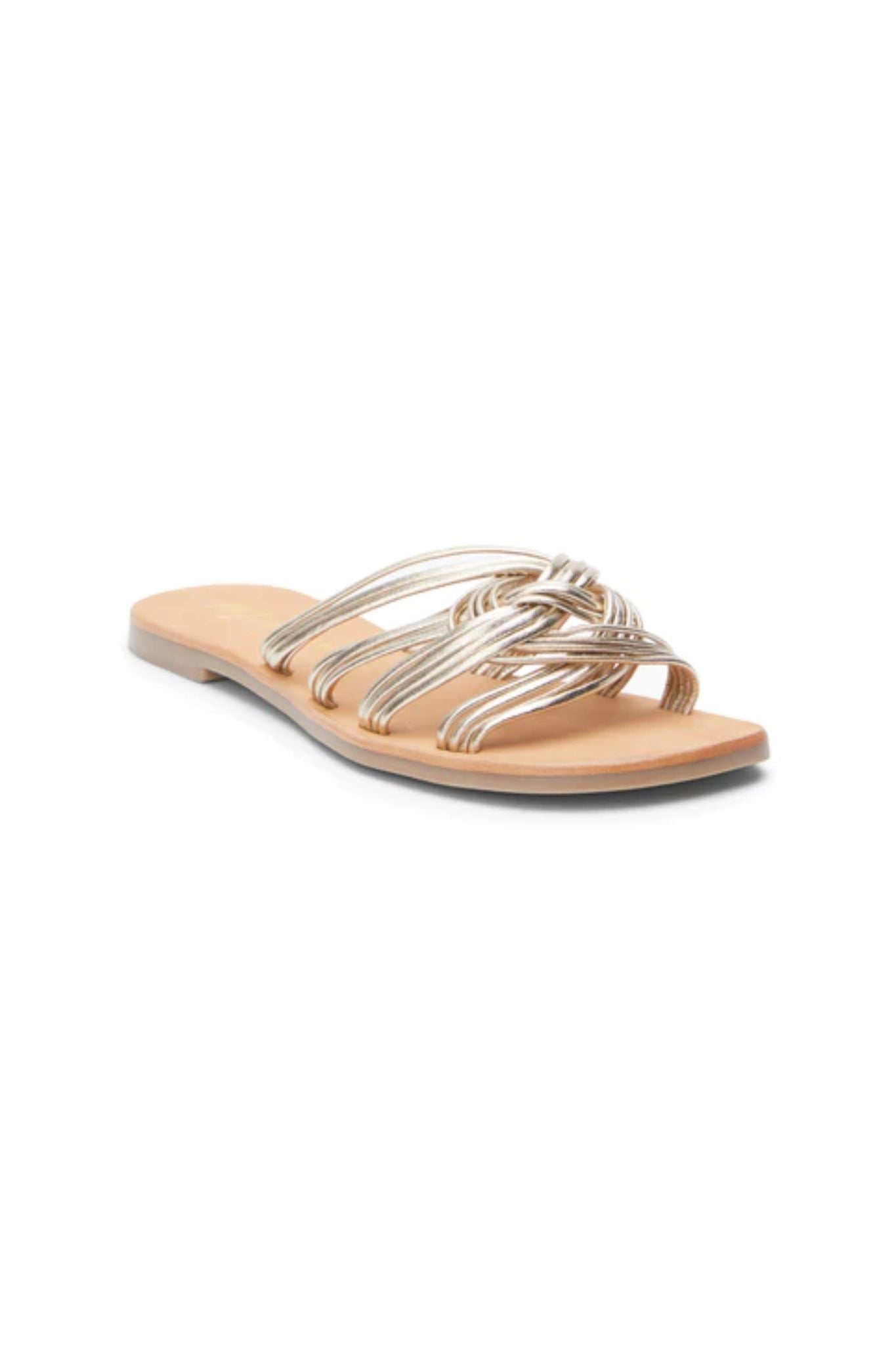 Tate Slide Sandal (Gold)