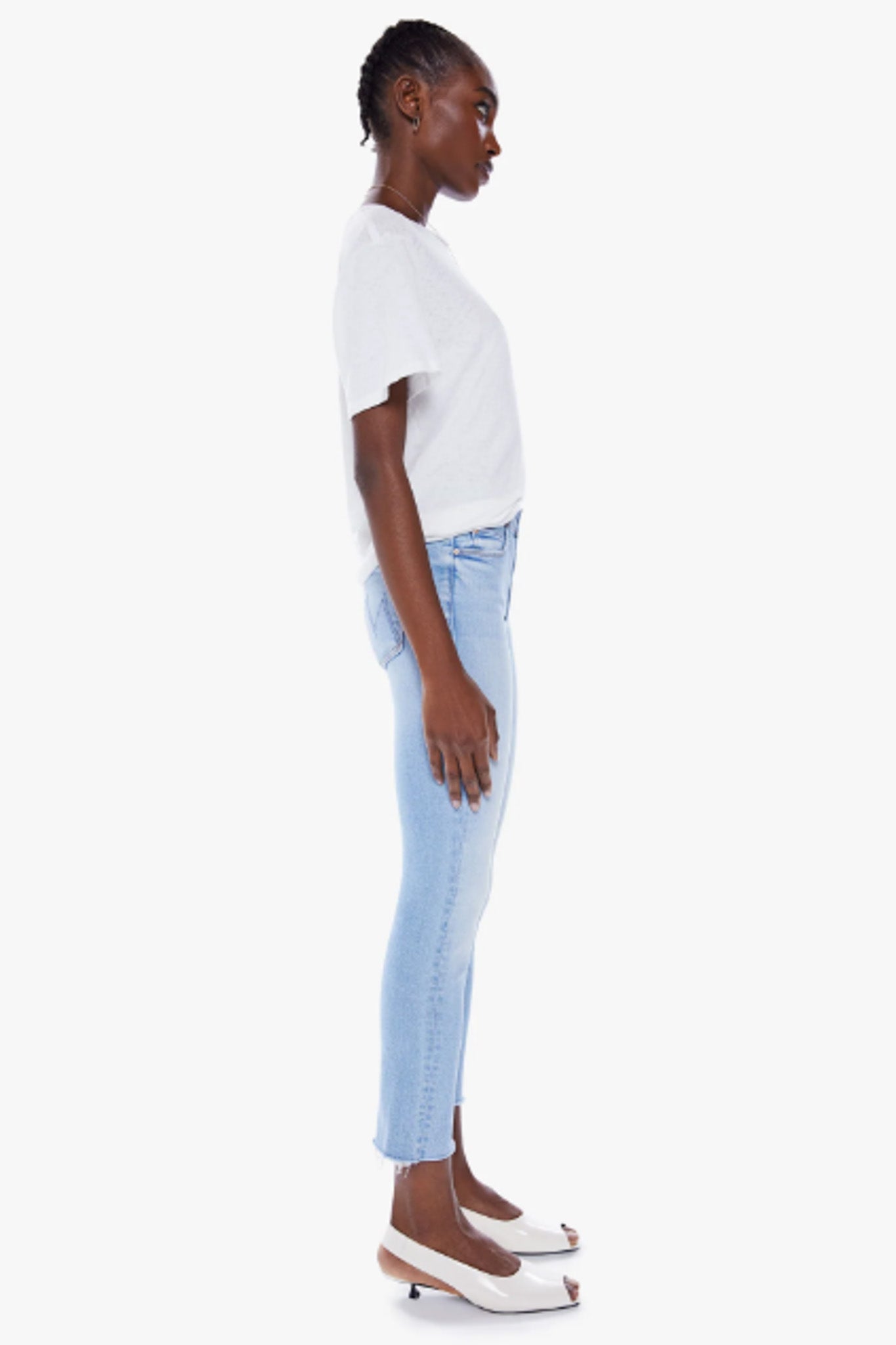 The Mid Rise Dazzler Crop Fray (Sun Kissed)