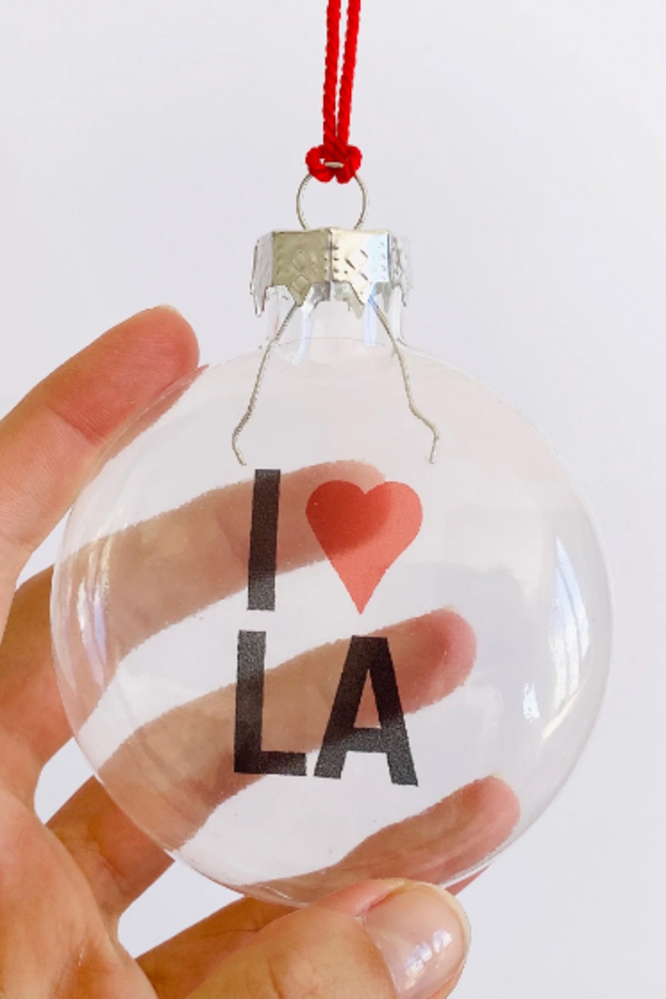 I Love LA Ornament