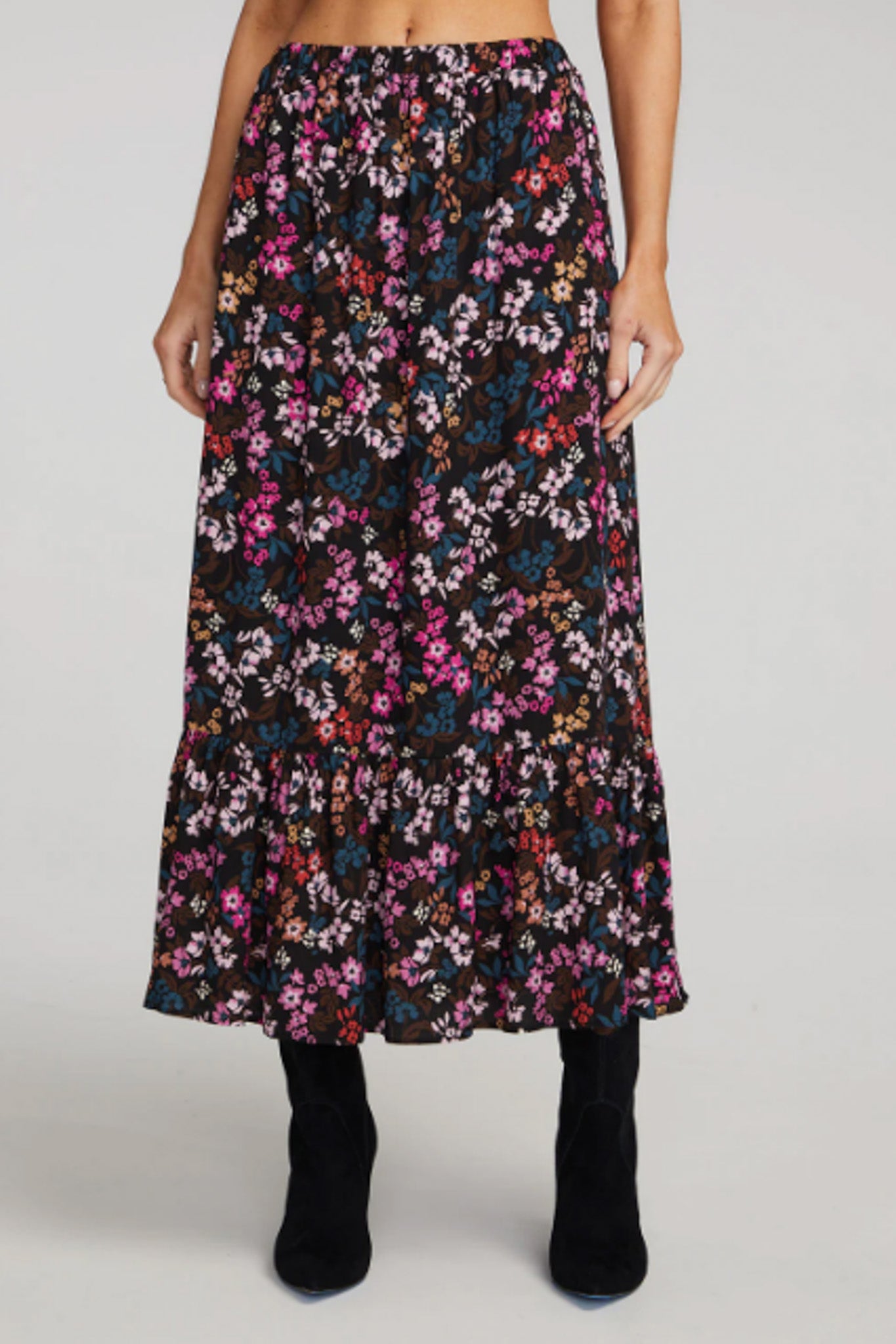 Halston Maxi Skirt (Multicolor)