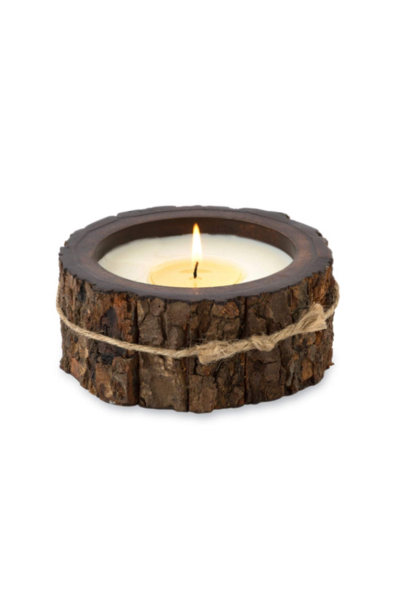 Small Tree Bark Pot (Ginger Patchouli)