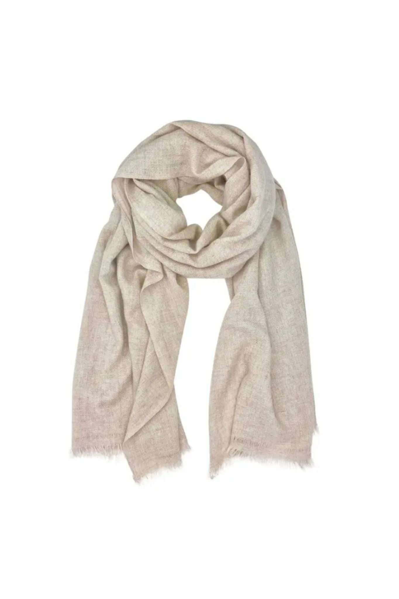 Blush Handloom Cashmere Scarf