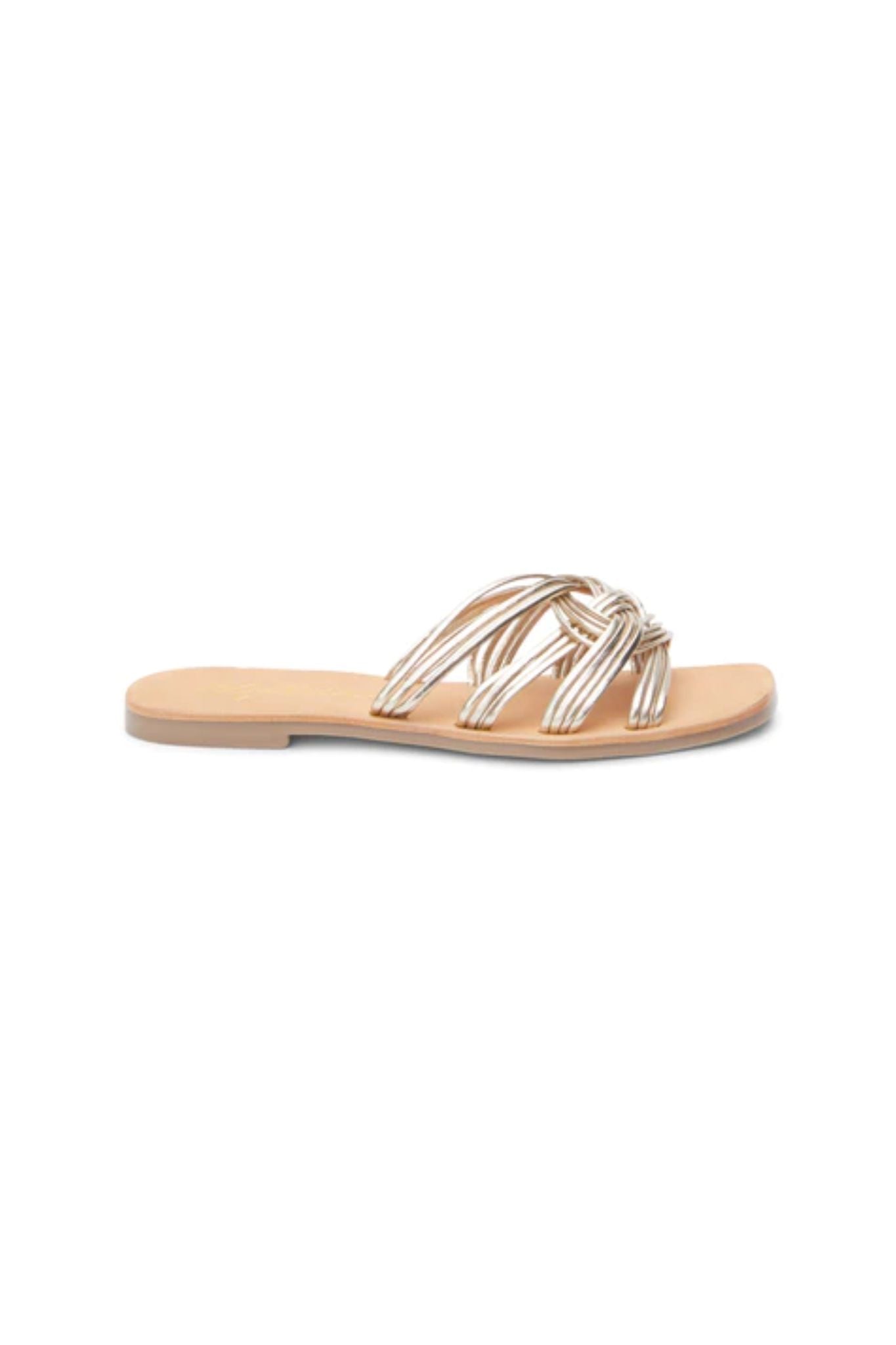 Tate Slide Sandal (Gold)