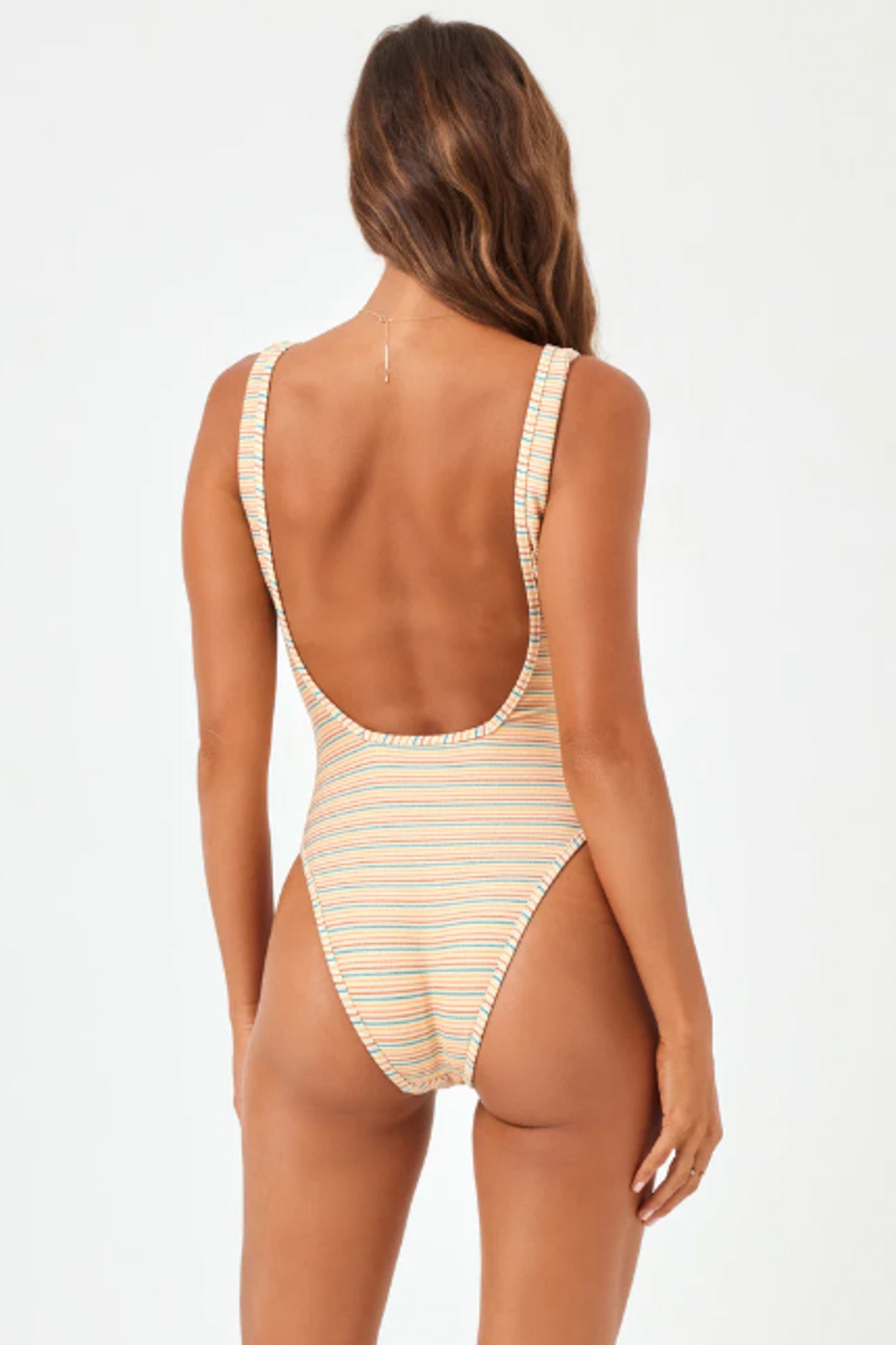 Shimmer Coco One Piece (Riviera Beach Stripe)
