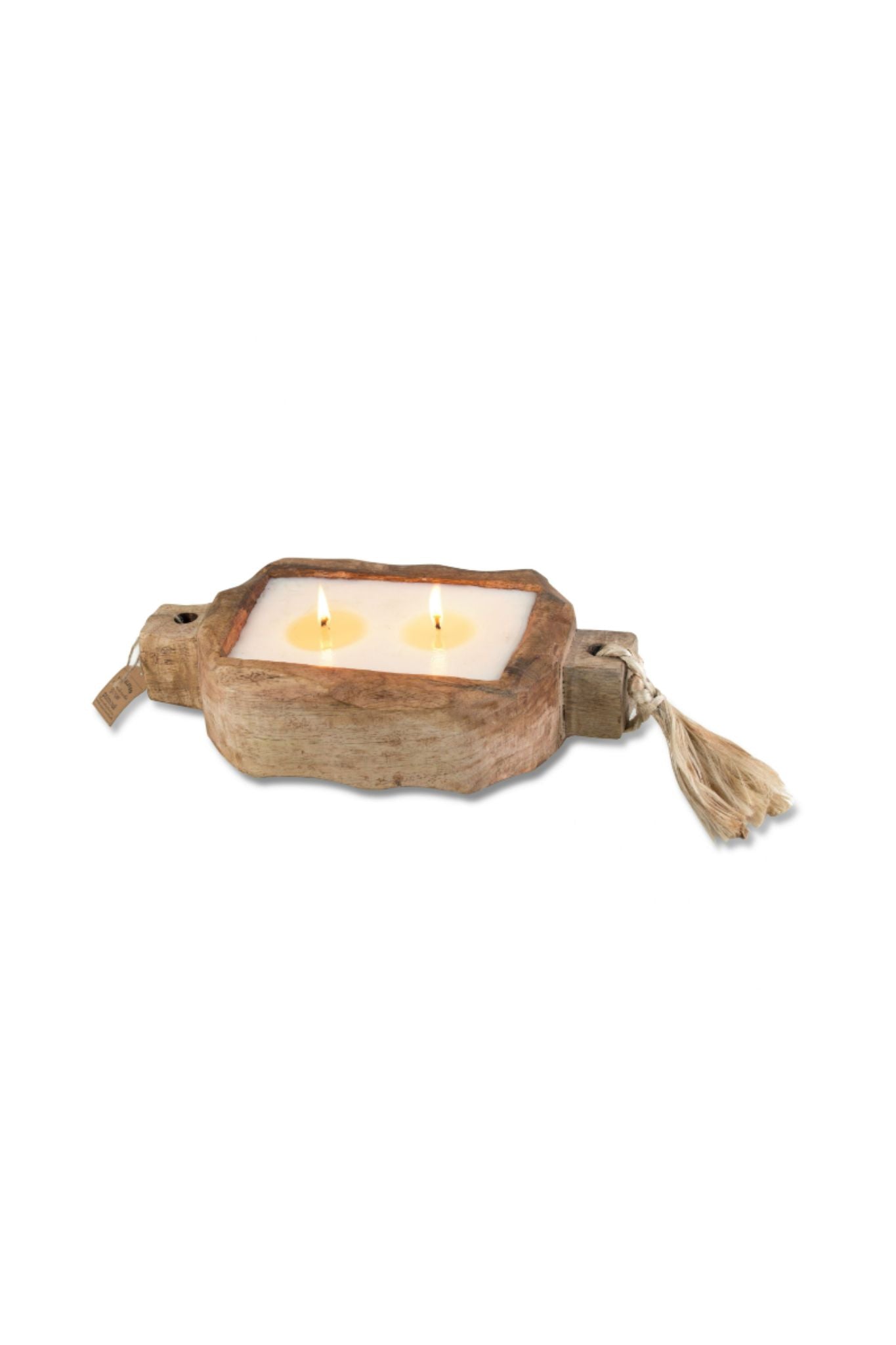 Driftwood Candle Tray Small (Grapefruit Pine)