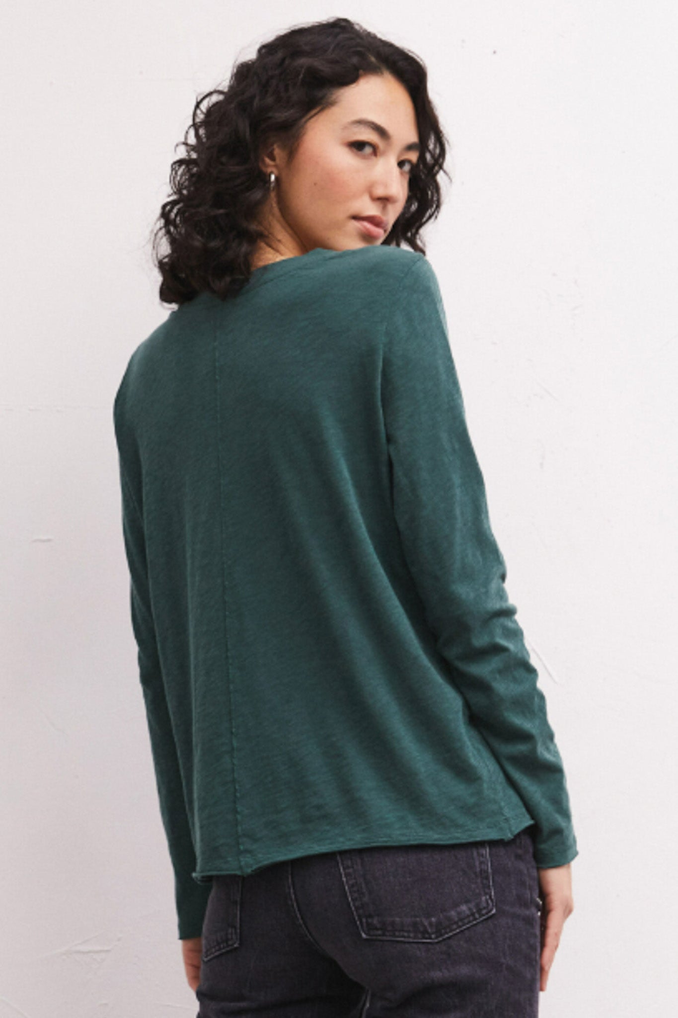 Dream Slub Long Sleeve Tee (Abyss)
