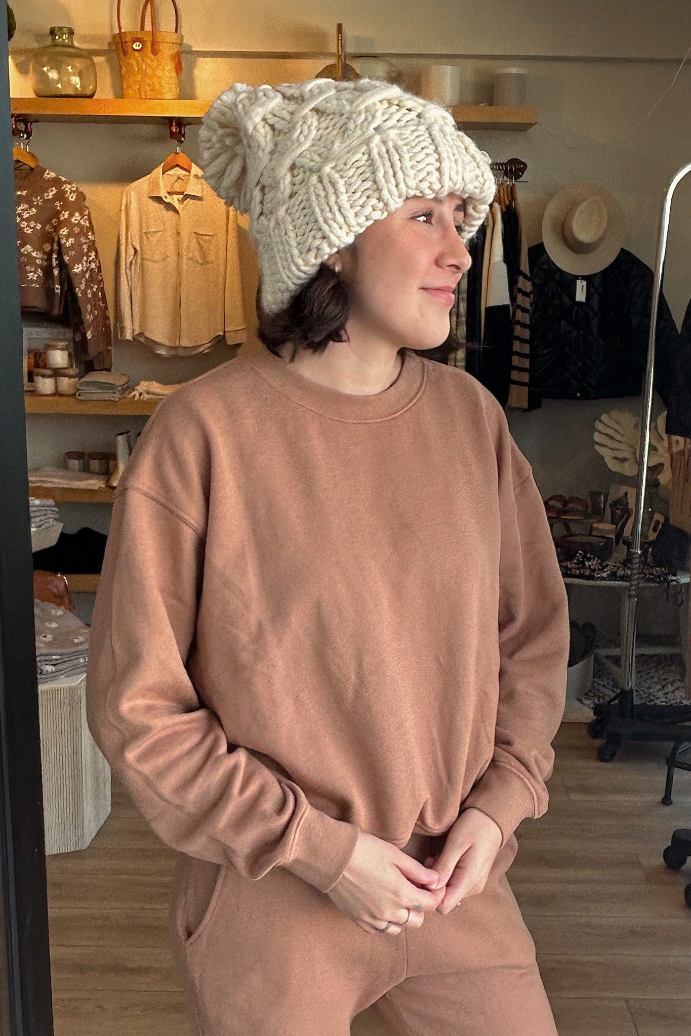 Ynez Sweatshirt (Camel)