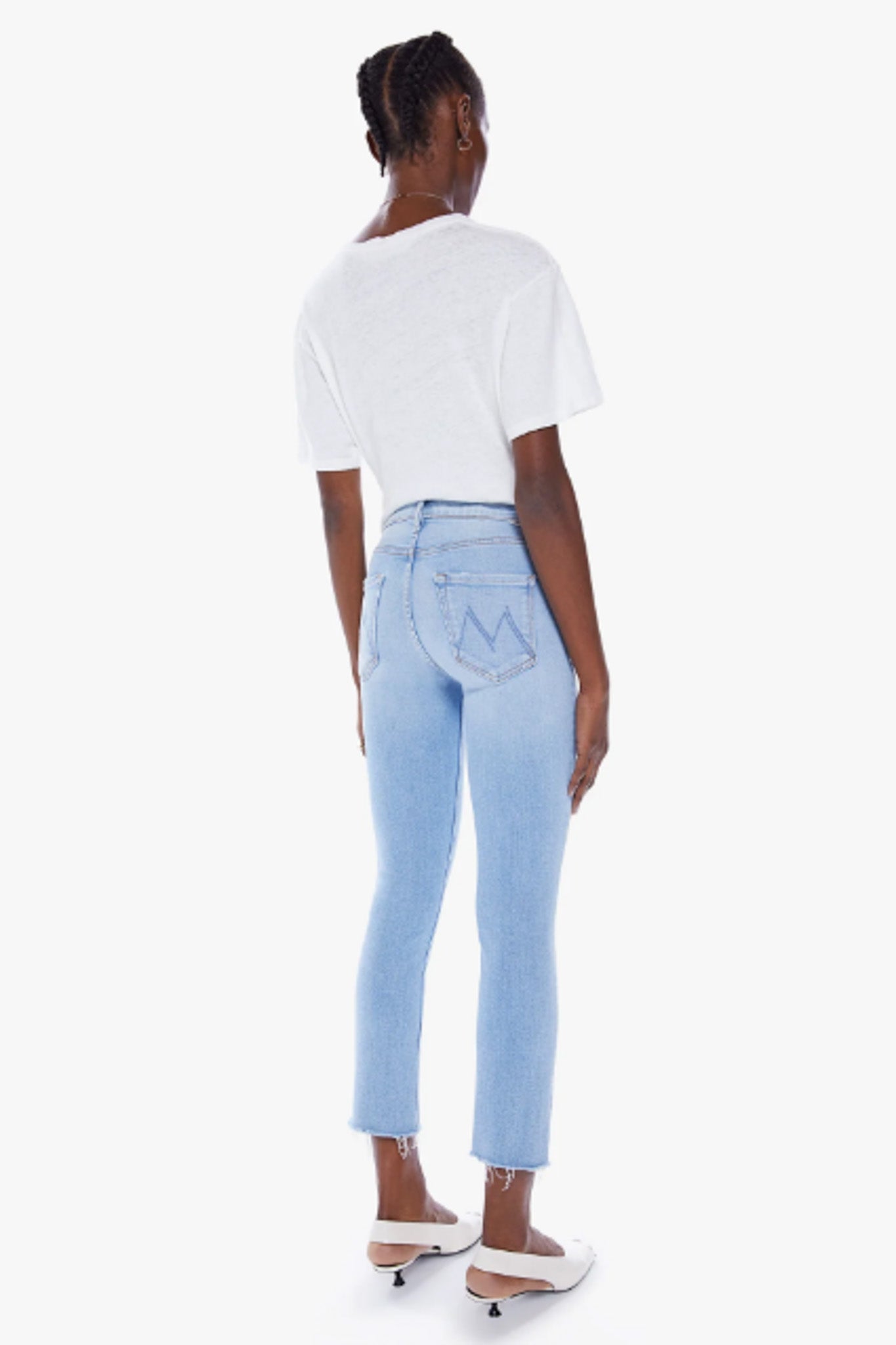 The Mid Rise Dazzler Crop Fray (Sun Kissed)