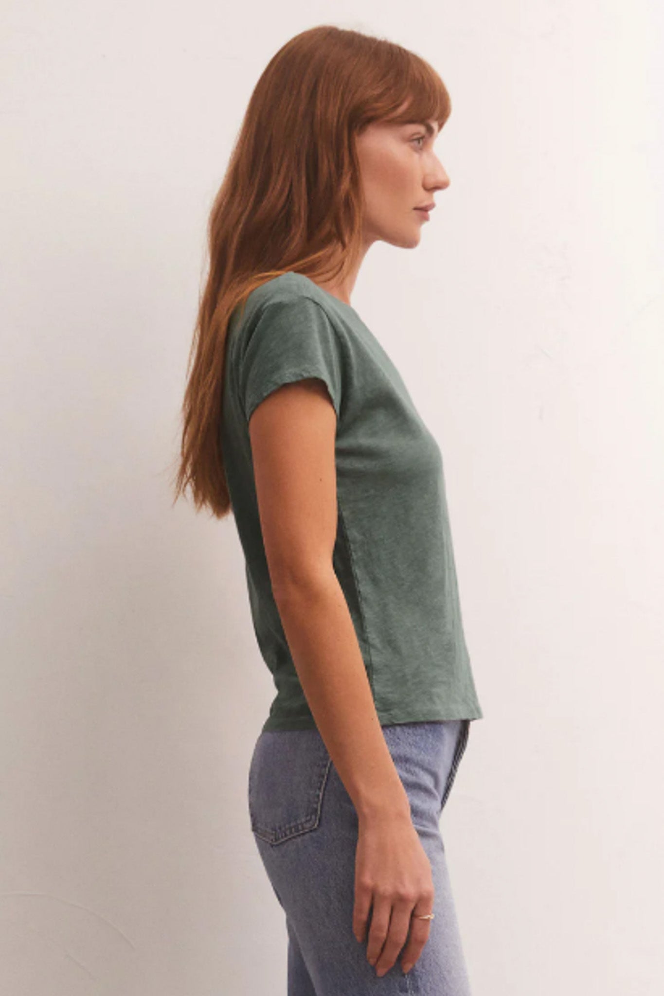 Modern Slub Tee (Calypso Green)