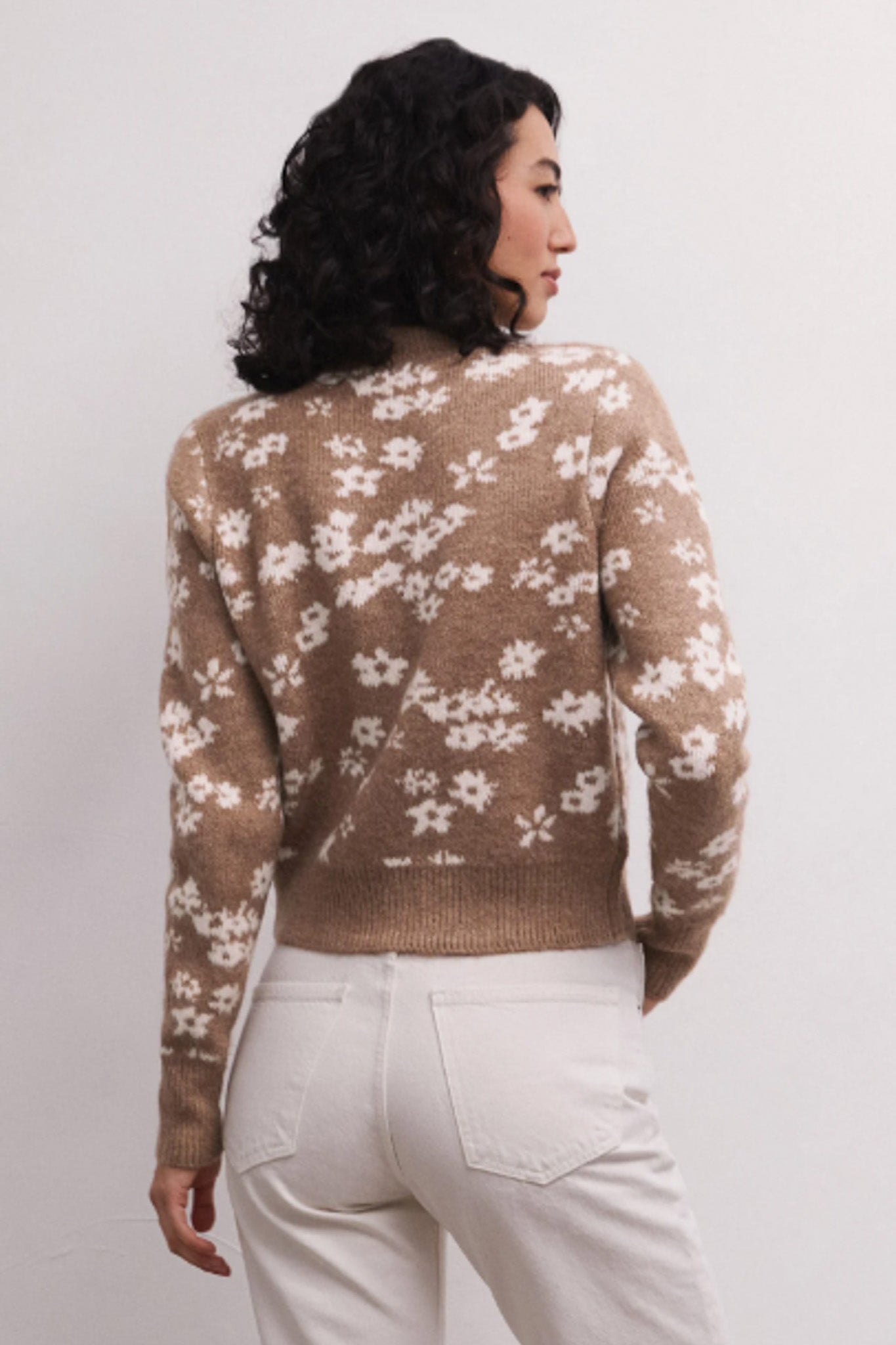 Tory Floral Sweater (Campfire)