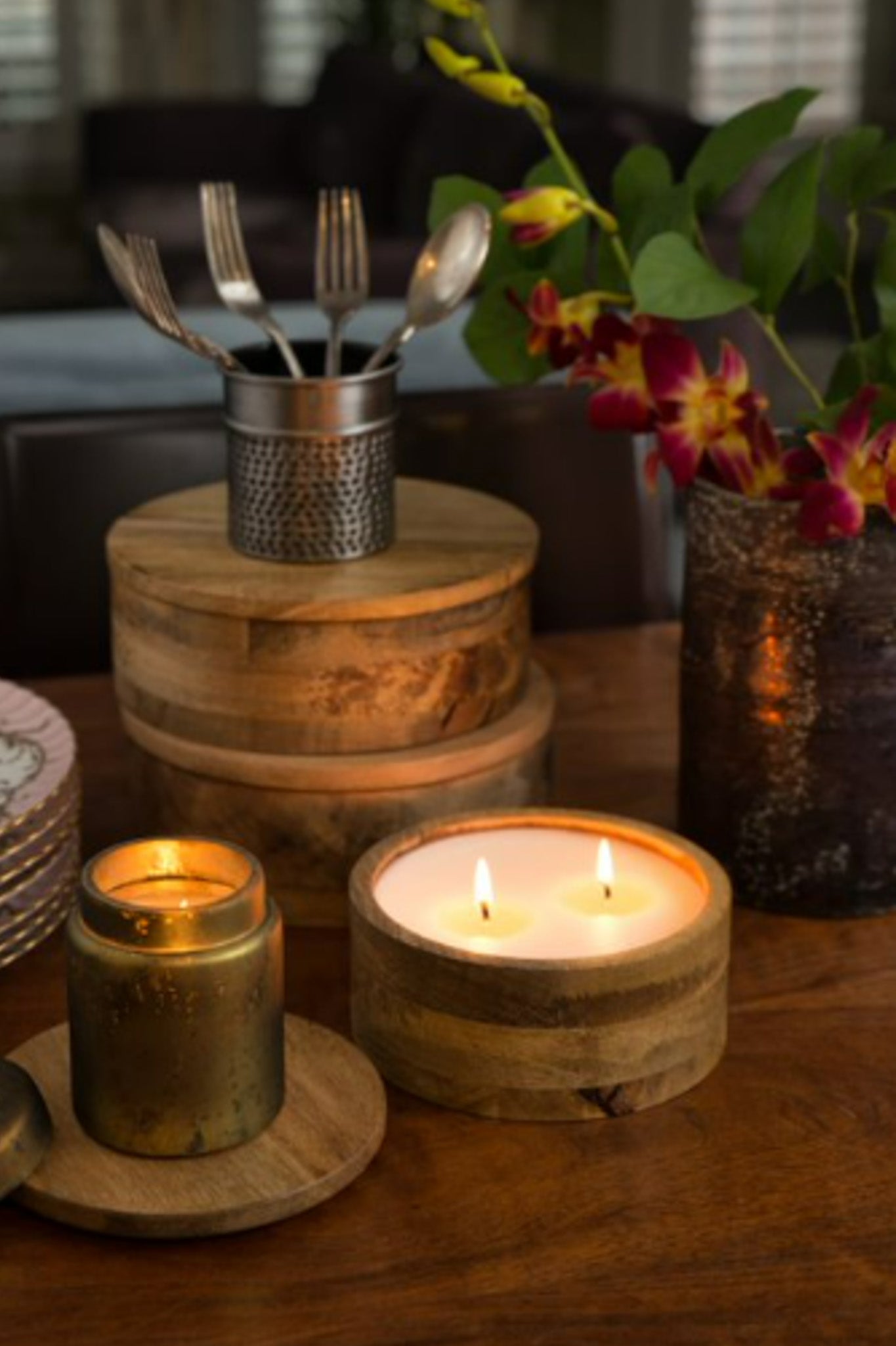 Mountain Barrel Small Candle (Hidden Cove)