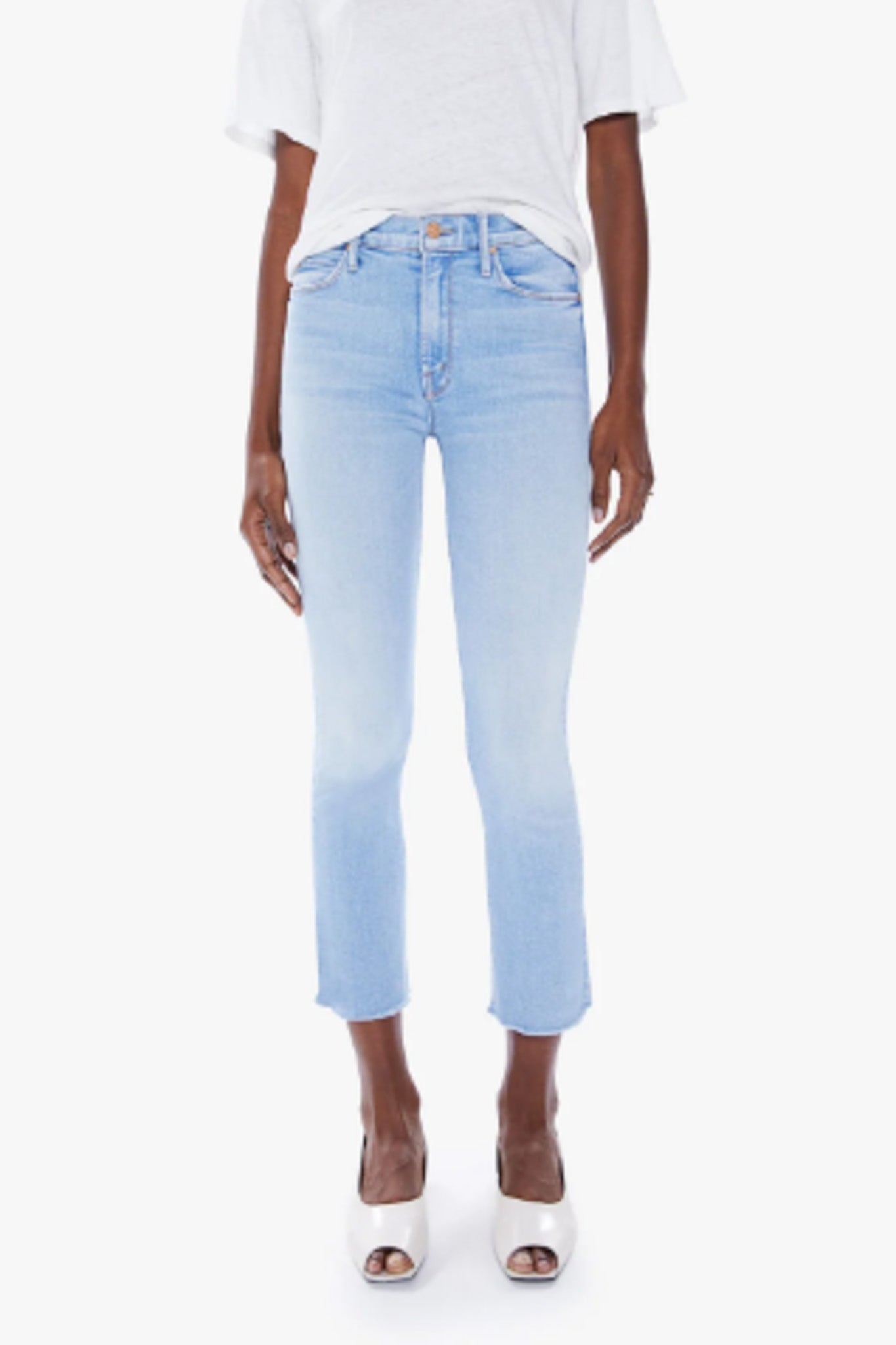 The Mid Rise Dazzler Crop Fray (Sun Kissed)
