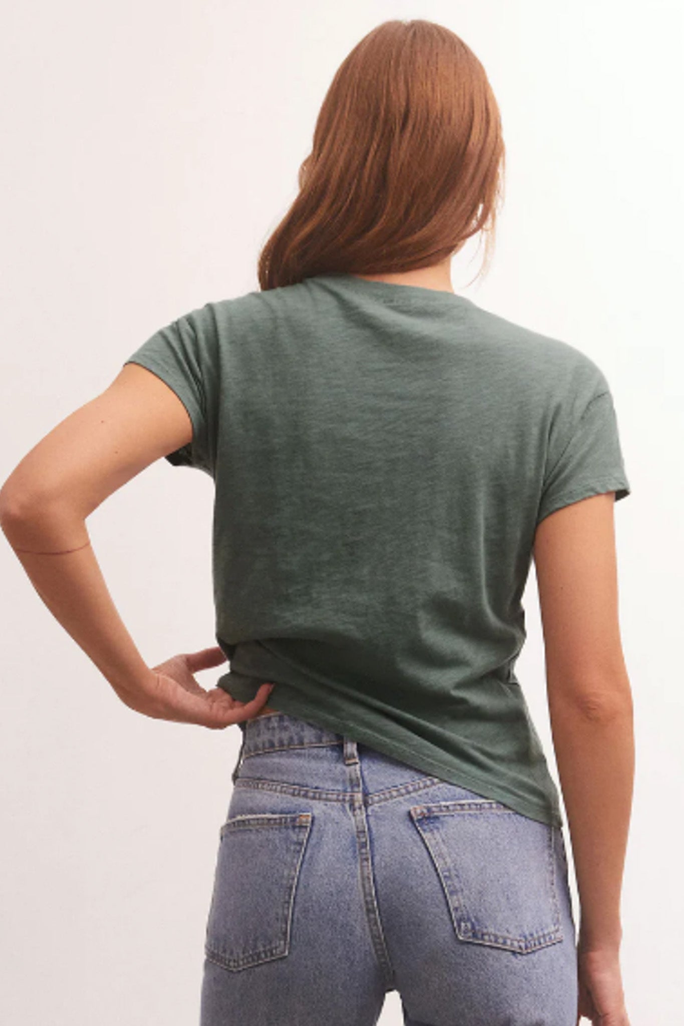 Modern Slub Tee (Calypso Green)