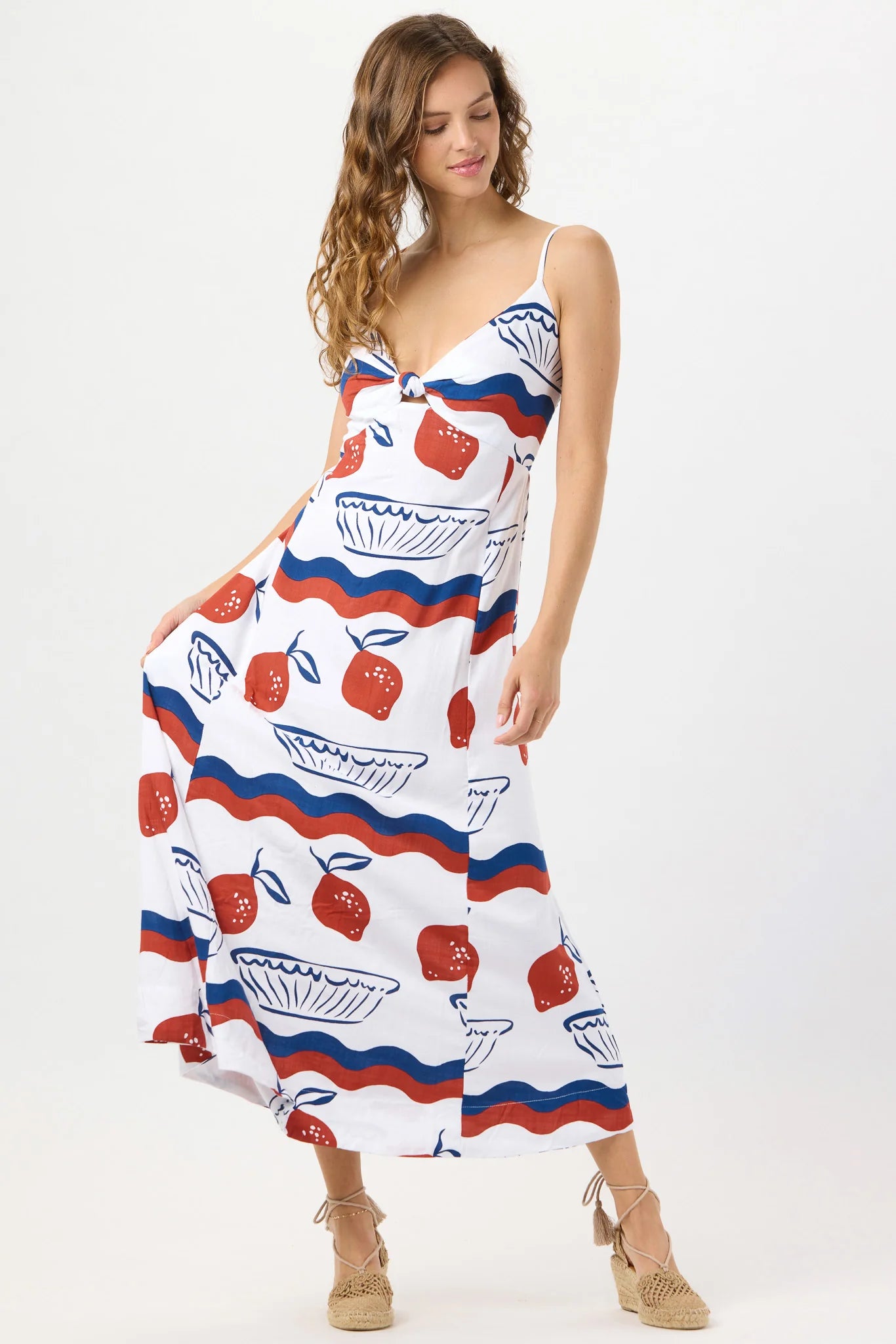 Bridget Maxi Dress - Amalfi Rust