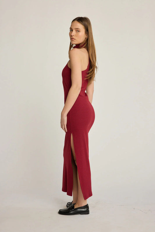 Athena Dress - Wine