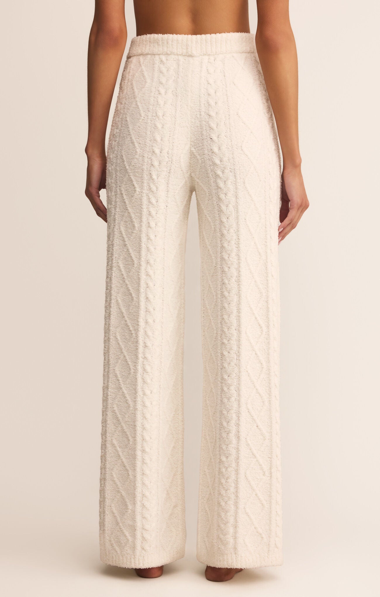 Gemma Cable Pant - Vanilla Ice
