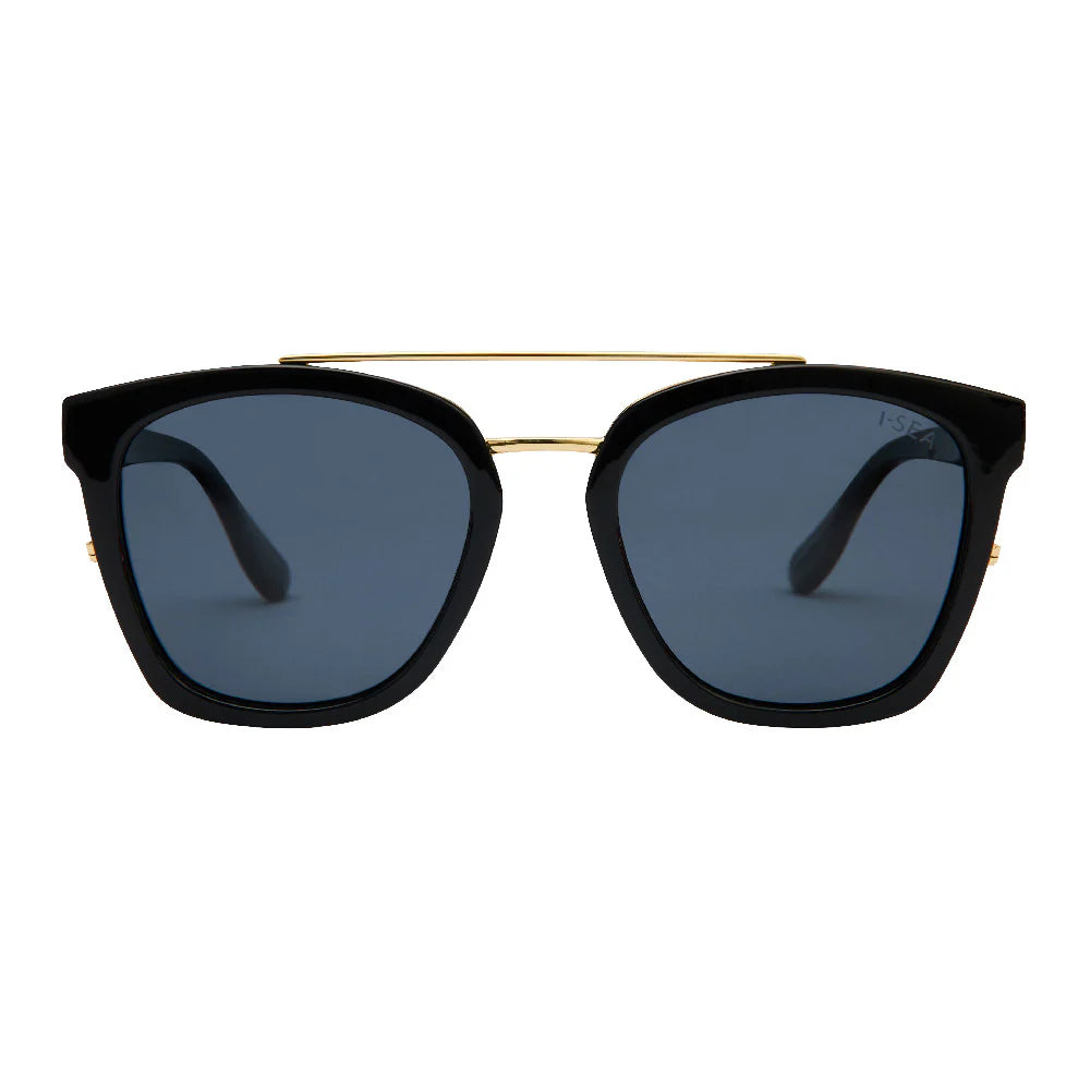 Chloe Polarized Sunglasses - Black / Smoke