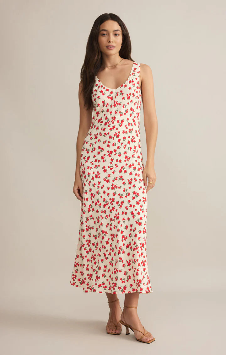 Hana La Rosa Ditsy Midi Dress