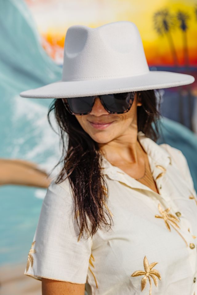 The Original Vegan Felt Rancher Hat - Ivory