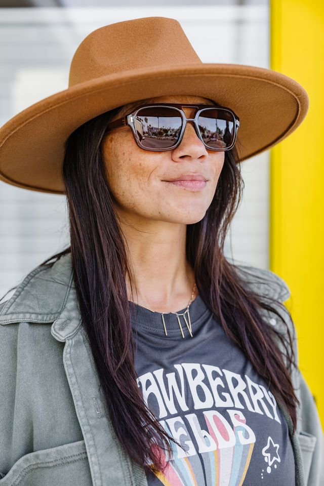 The Original Vegan Felt Rancher Hat - Chestnut