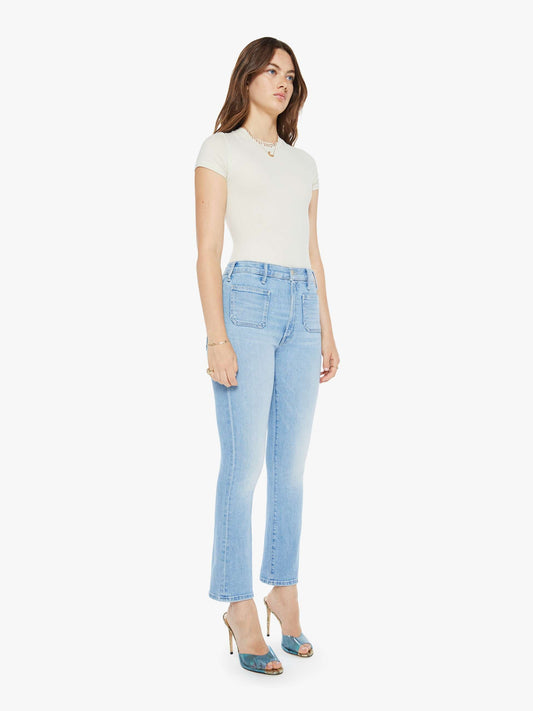 Mother The Hustler Patch Pocket Ankle - Tune In, Tune Out