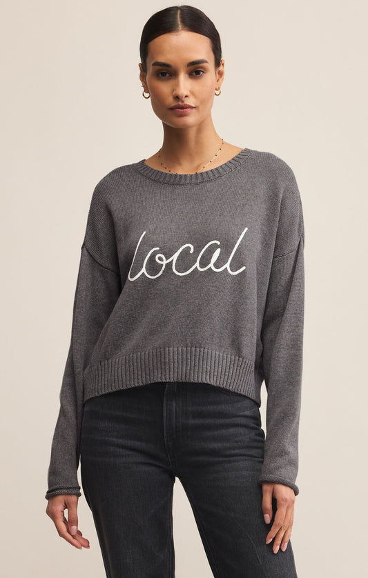 Sienna Local Sweater - Medium Heather Grey