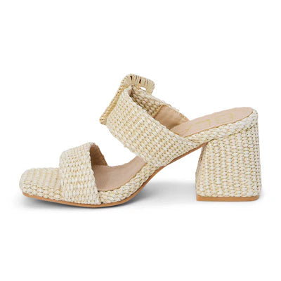 Lucy Heeled Sandal - Natural
