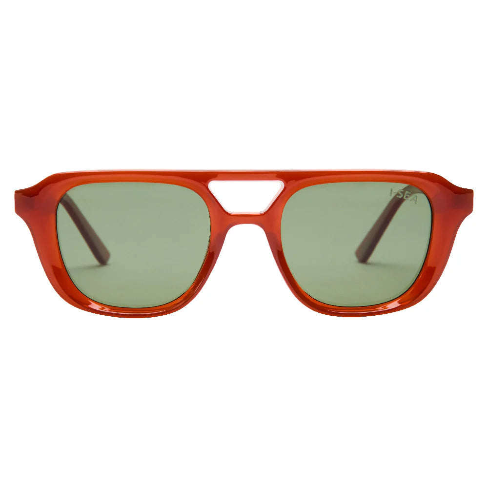 Ruby Polarized Sunglasses - Ginger/Green