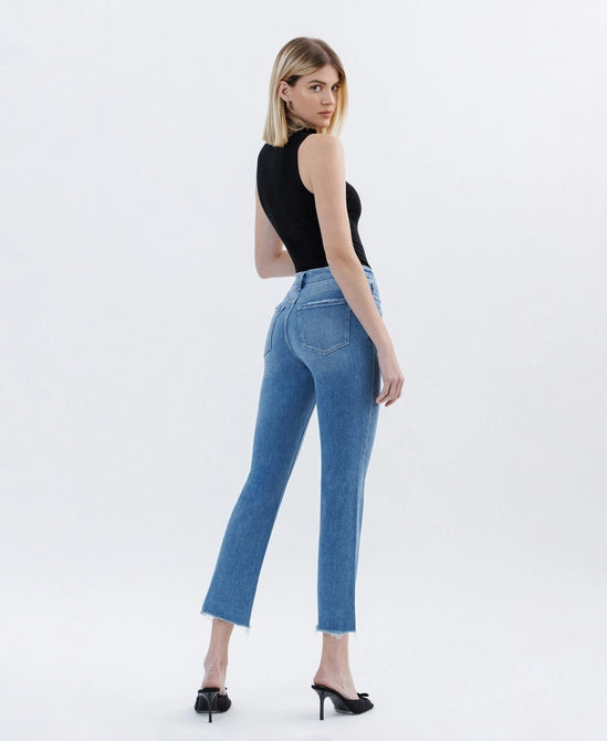 High Rise Slim Slant Jean - Instinctive