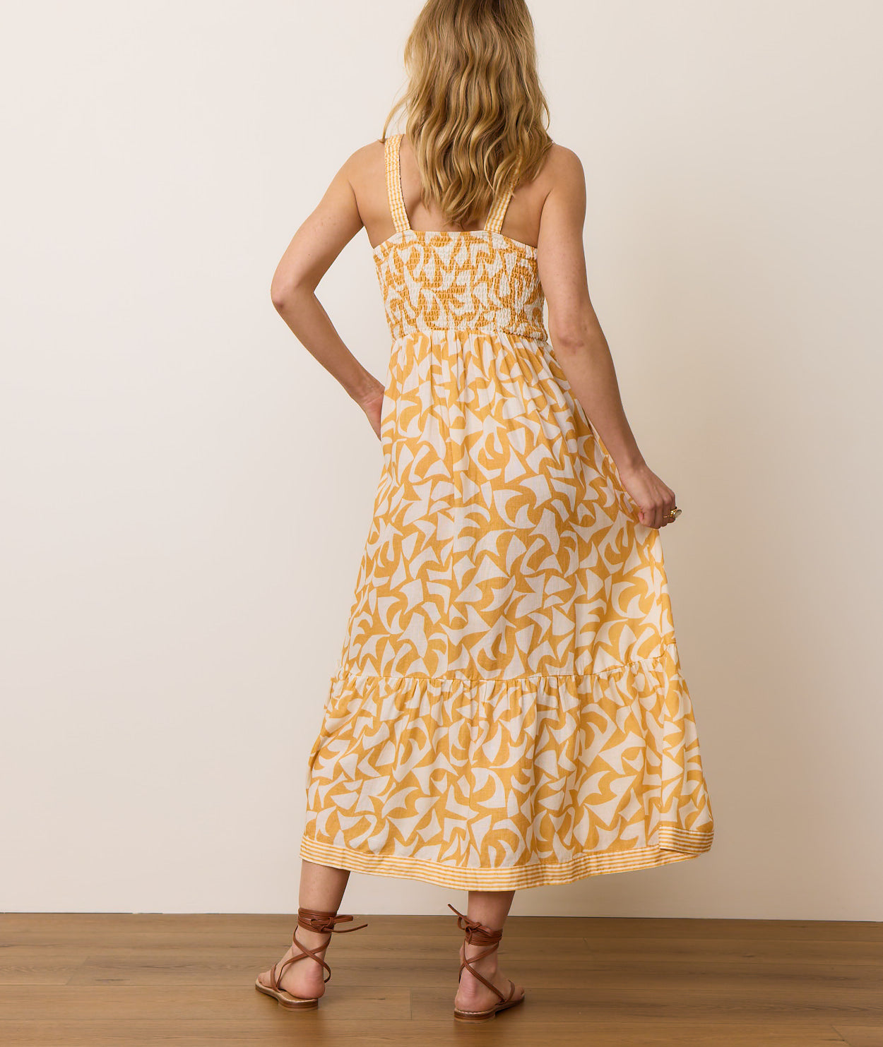 Selene Maxi Dress - Marigold Geo