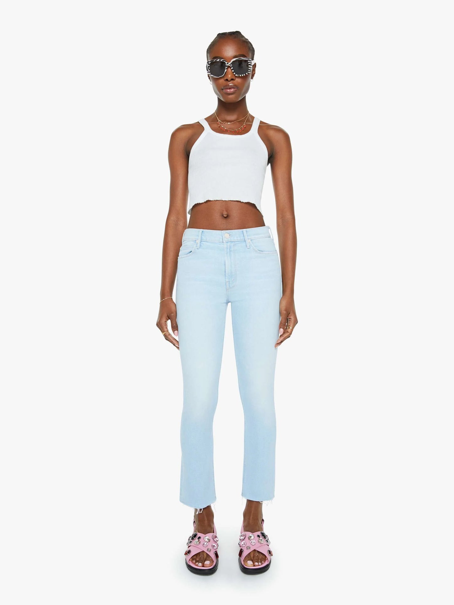 The Mid Rise Dazzler Crop Fray - Ahead Of Its Time