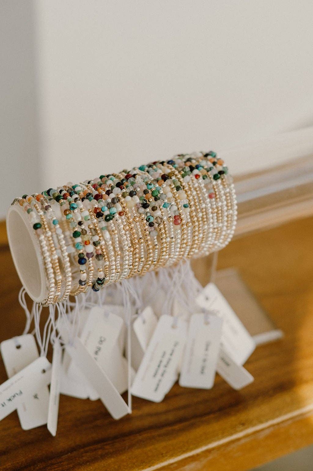Custom Word - Hidden Message (Acrostic) Stretch Bracelet