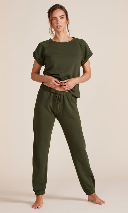Jogger With Drawcord - Hunter Green