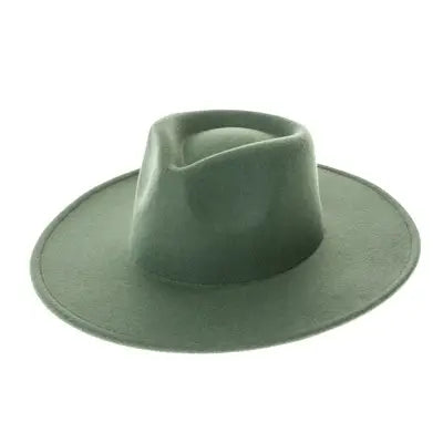 The Original Vegan Felt Rancher Hat - Forest Green