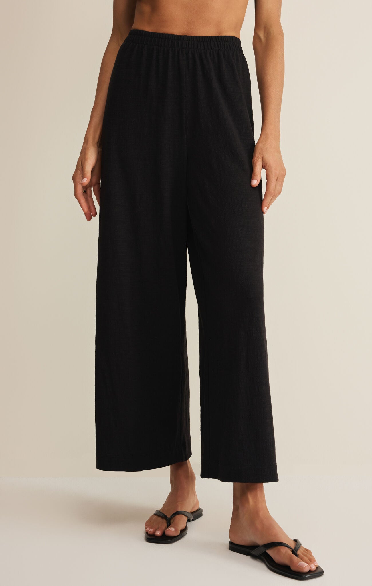 Scout Texture Slub Pant - Black