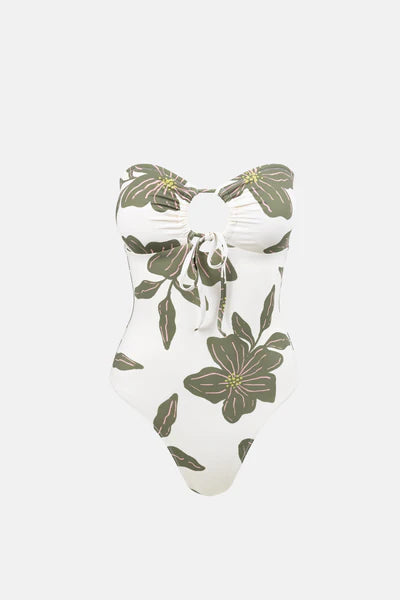 Kia Floral Tie Front One Piece