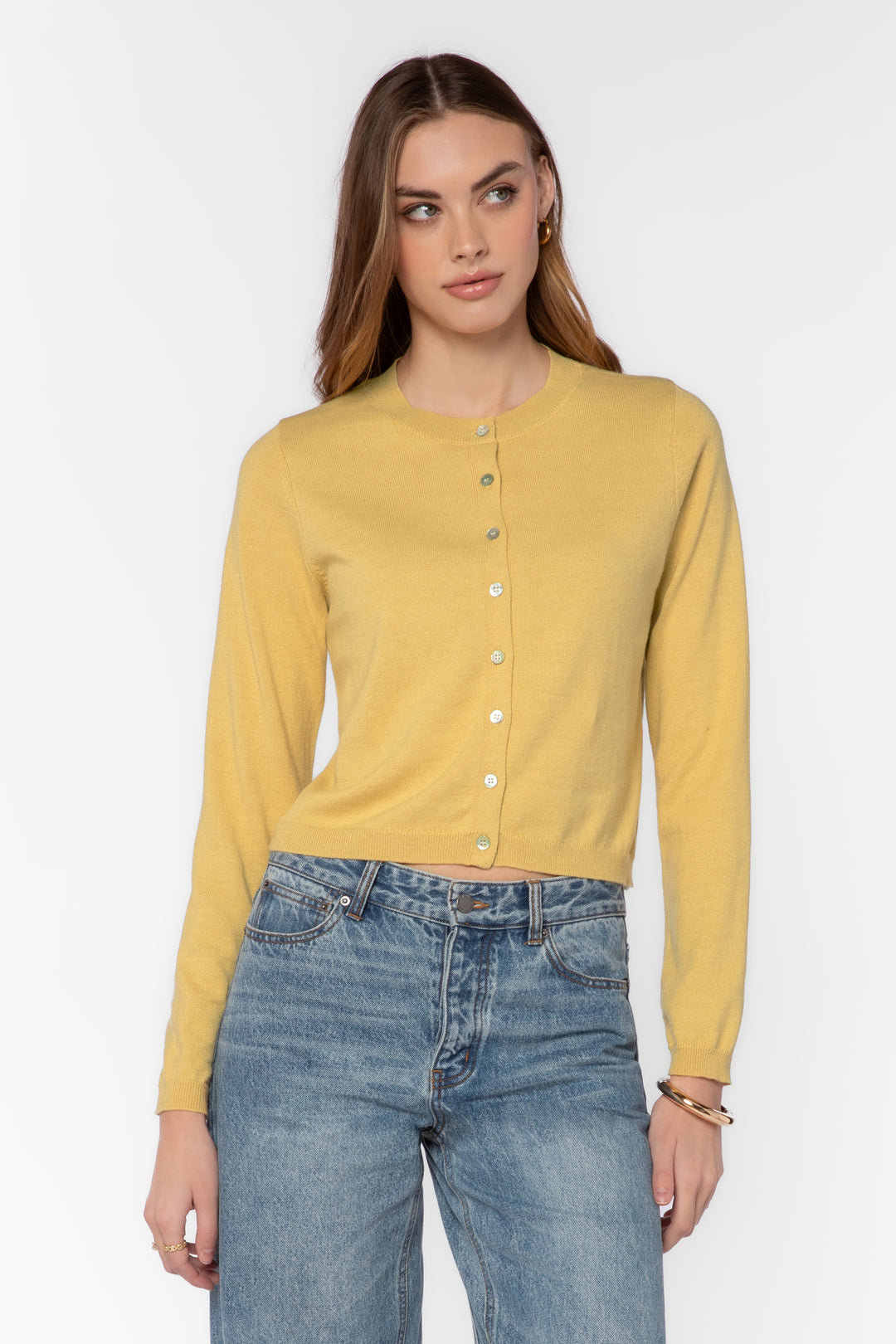 Genna Cardigan - Cardamon Powder