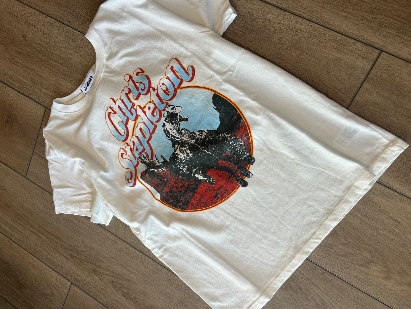 Chris Stapleton Horse and Canyon Tour Tee - White