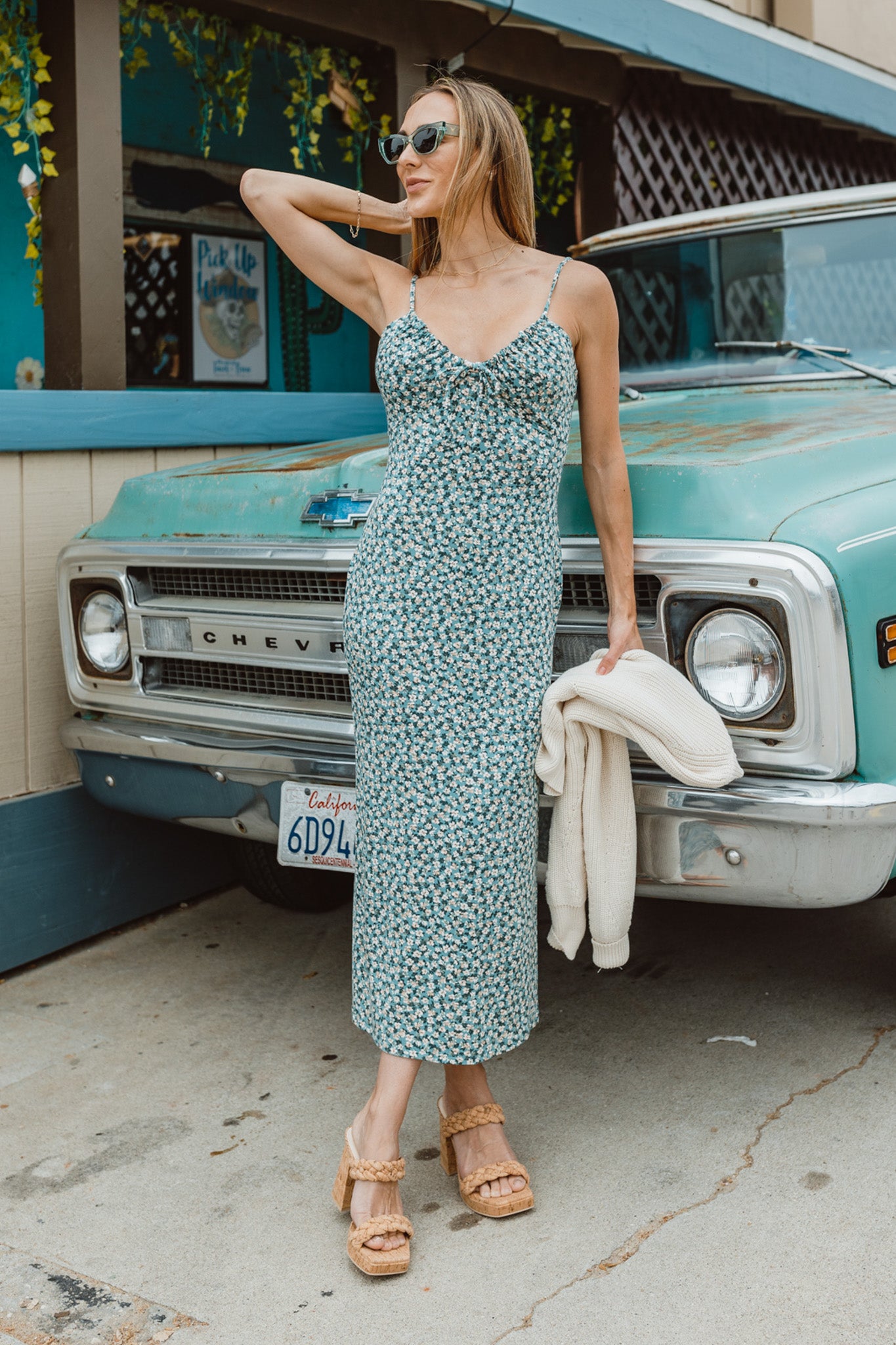 Melinda Ditsy Midi Dress